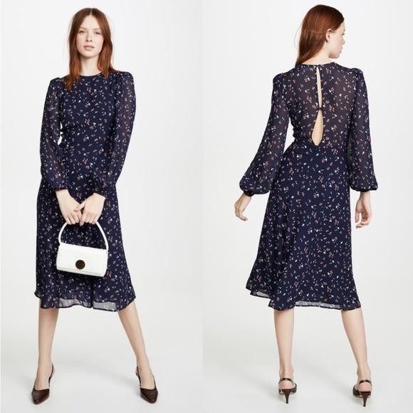 NWT Reformation Luanne Midi Dress - Escondido - Picture 1 of 7